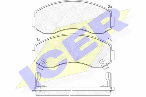 накладки ICER 141224