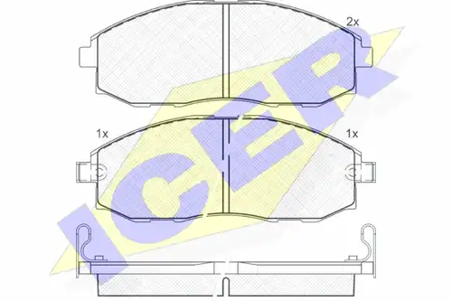 накладки ICER 141266