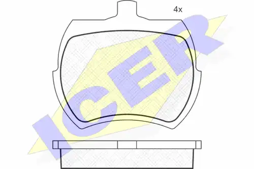 накладки ICER 180002