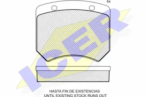 накладки ICER 180003