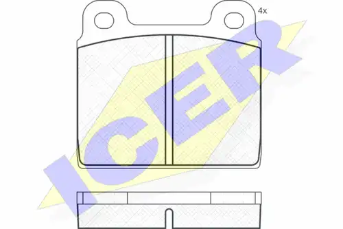 накладки ICER 180020