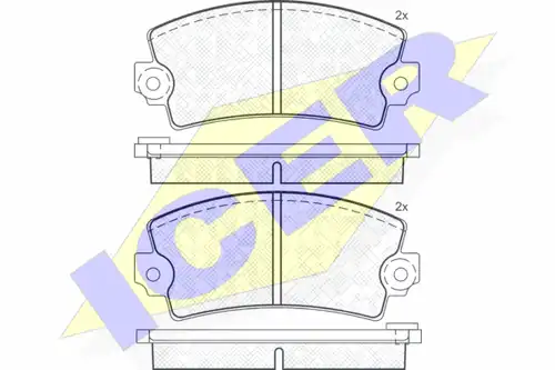 накладки ICER 180052