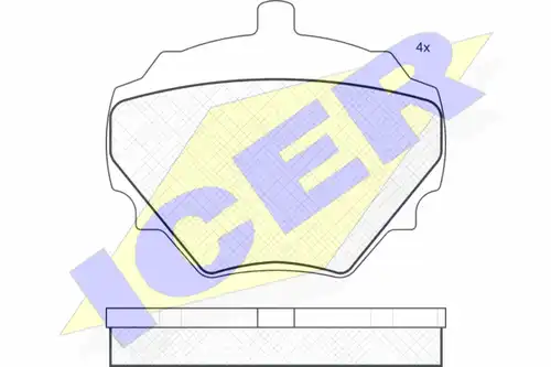 накладки ICER 180231