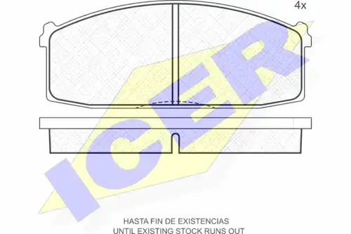 накладки ICER 180317