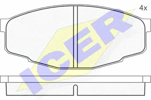 накладки ICER 180353