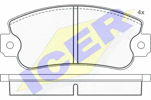 накладки ICER 180496