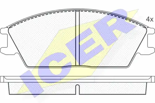 накладки ICER 180616