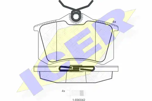 накладки ICER 180697-700