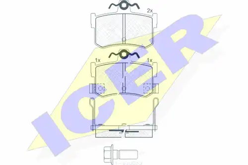 накладки ICER 180995-701