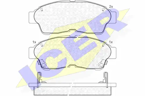 накладки ICER 181005