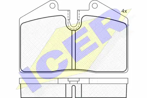 накладки ICER 181036