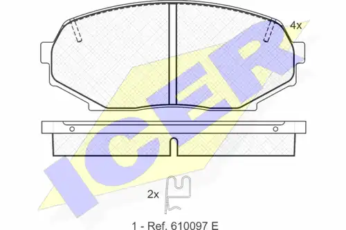 накладки ICER 181099