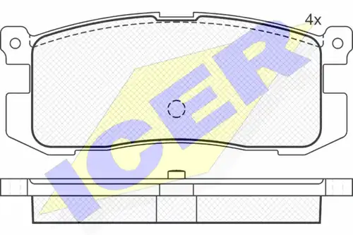 накладки ICER 181160