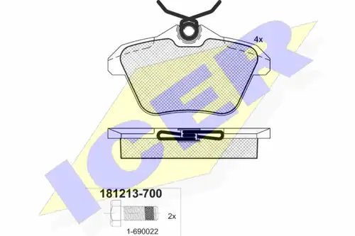 накладки ICER 181213-700