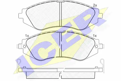 накладки ICER 181263