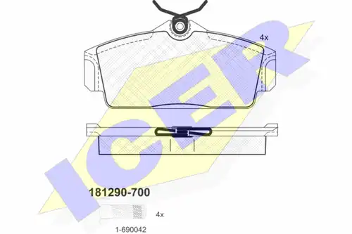 накладки ICER 181290-700