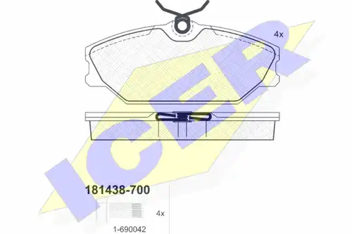 накладки ICER 181438-700
