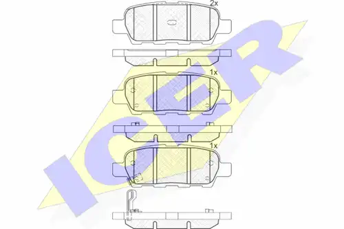 накладки ICER 181509