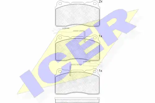 накладки ICER 181515