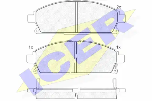 накладки ICER 181521