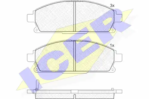 накладки ICER 181521-200