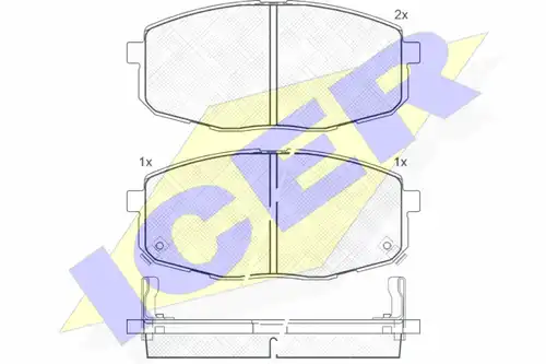 накладки ICER 181540