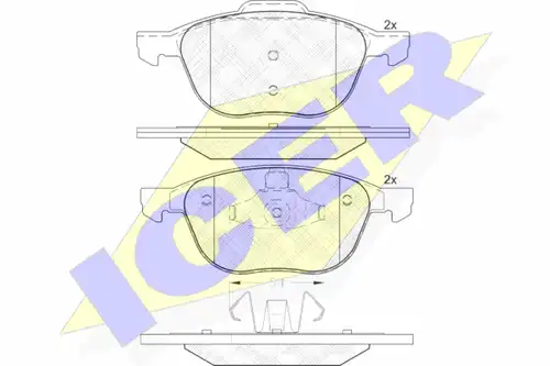 накладки ICER 181617-202