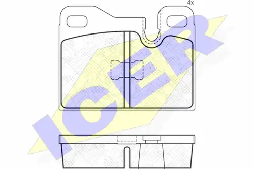 накладки ICER 181624