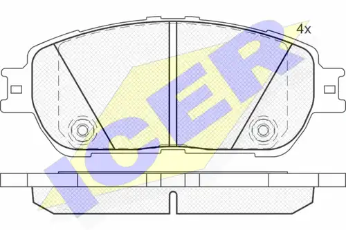 накладки ICER 181690