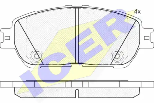 накладки ICER 181690-200