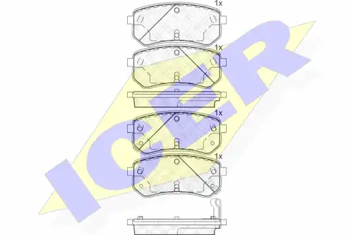 накладки ICER 181710