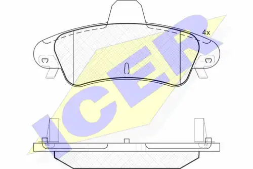 накладки ICER 181735-204