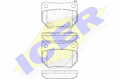 накладки ICER 181749-200