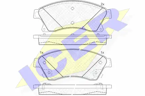 накладки ICER 181942-202