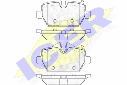 накладки ICER 182008