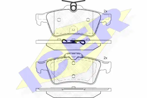 накладки ICER 182013