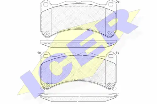 накладки ICER 182014