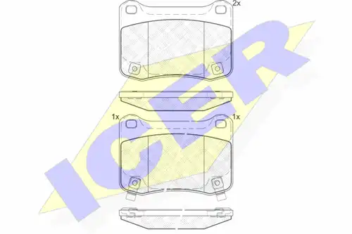 накладки ICER 182015