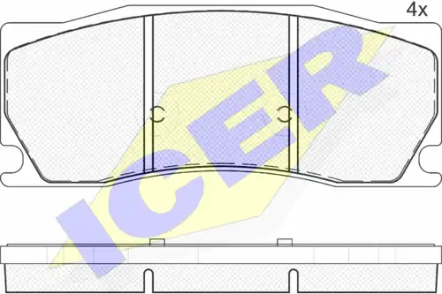 накладки ICER 182016