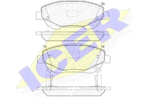 накладки ICER 182022