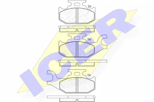 накладки ICER 182057