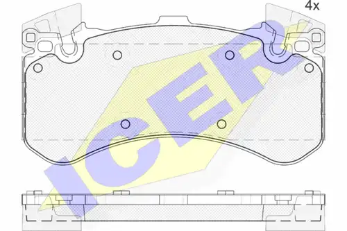 накладки ICER 182070