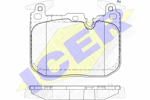 накладки ICER 182093-203