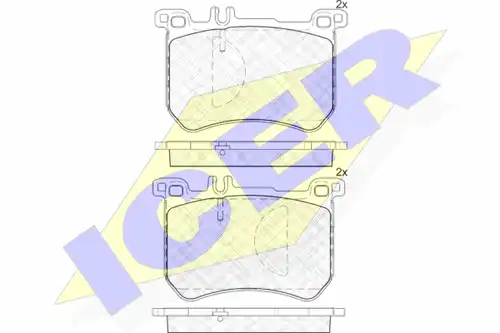 накладки ICER 182100
