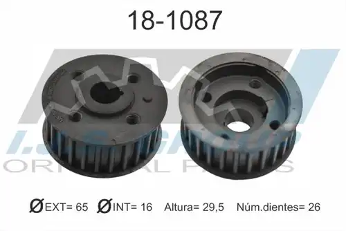 зъбно колело, колянов вал IJS GROUP 18-1087