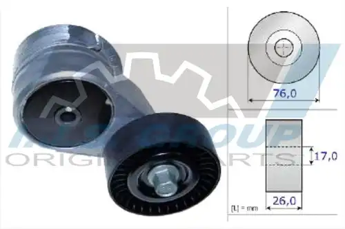 обтягащо рамо, пистов ремък IJS GROUP 93-2428