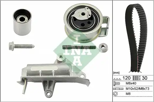 комплект ангренажен ремък INA 530 0177 10