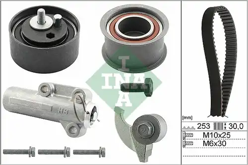 комплект ангренажен ремък INA 530 0179 10