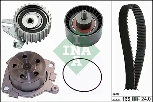 водна помпа+ к-кт ангренажен ремък INA 530 0226 30