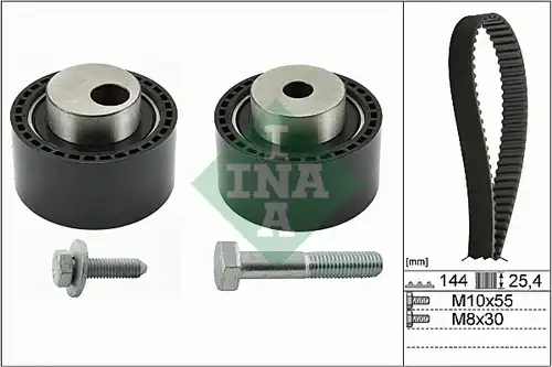 комплект ангренажен ремък INA 530 0235 10